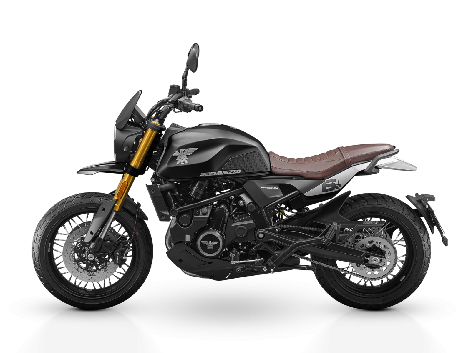 Мотоцикл MOTO MORINI SEIEMMEZZO SCR (Graphite Black) 2025
